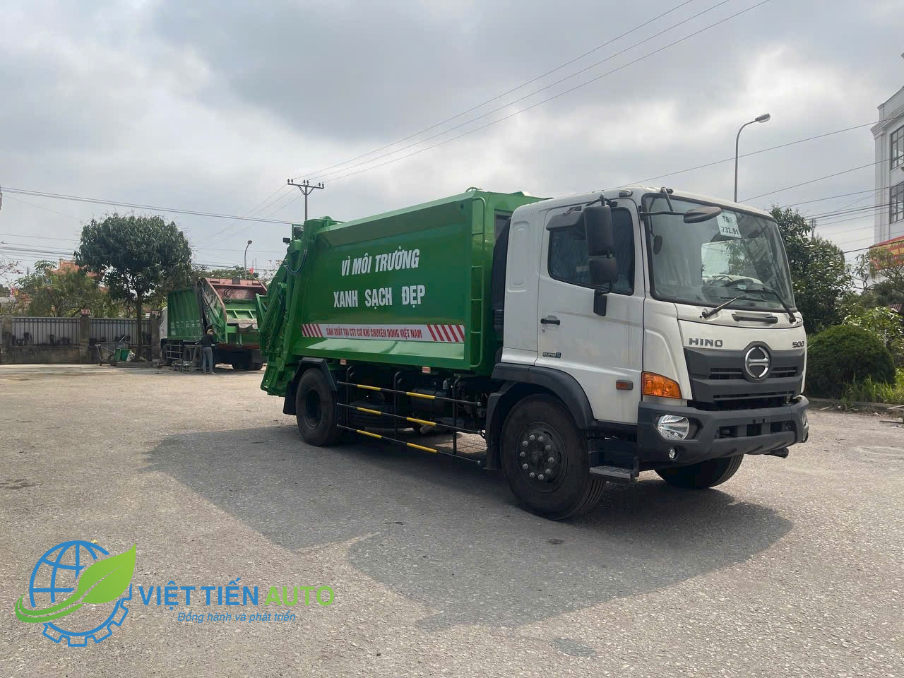 Xe cuốn ép rác